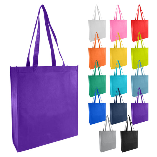 Non Woven Bag with Large Gusset with custom branded logo - Simply Merchandise