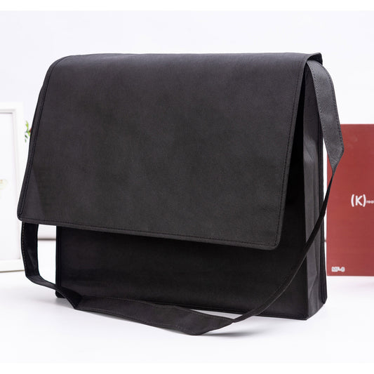 Non Woven Flap Satchel with custom branded logo - Simply Merchandise