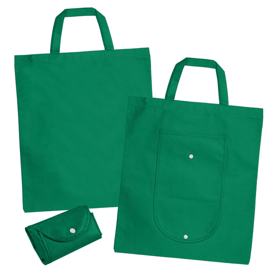Non Woven Foldable Shopping Bag with custom branded logo - Simply Merchandise