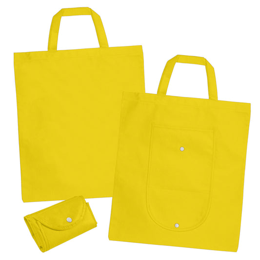 Non Woven Foldable Shopping Bag with custom branded logo - Simply Merchandise