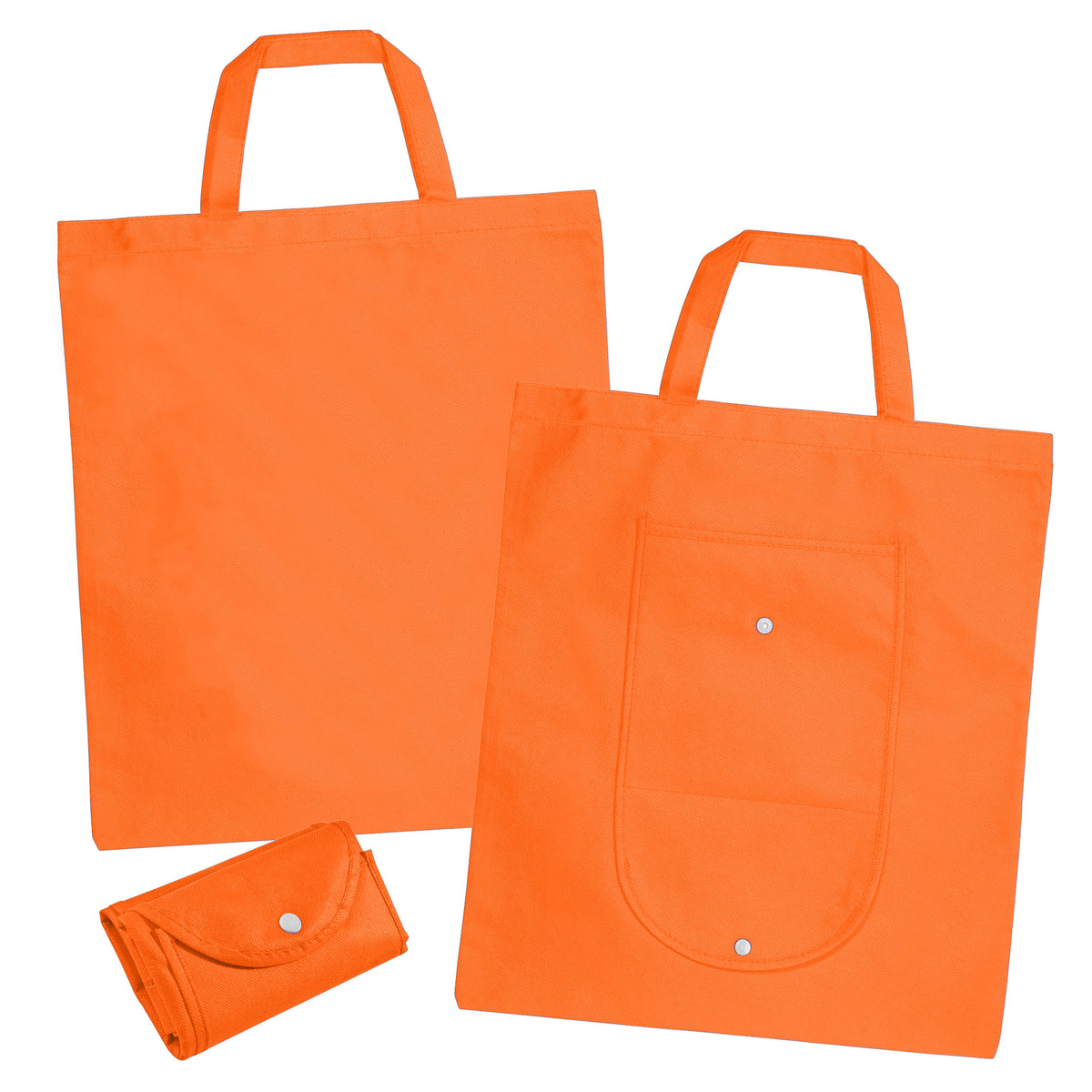 Non Woven Foldable Shopping Bag with custom branded logo - Simply Merchandise