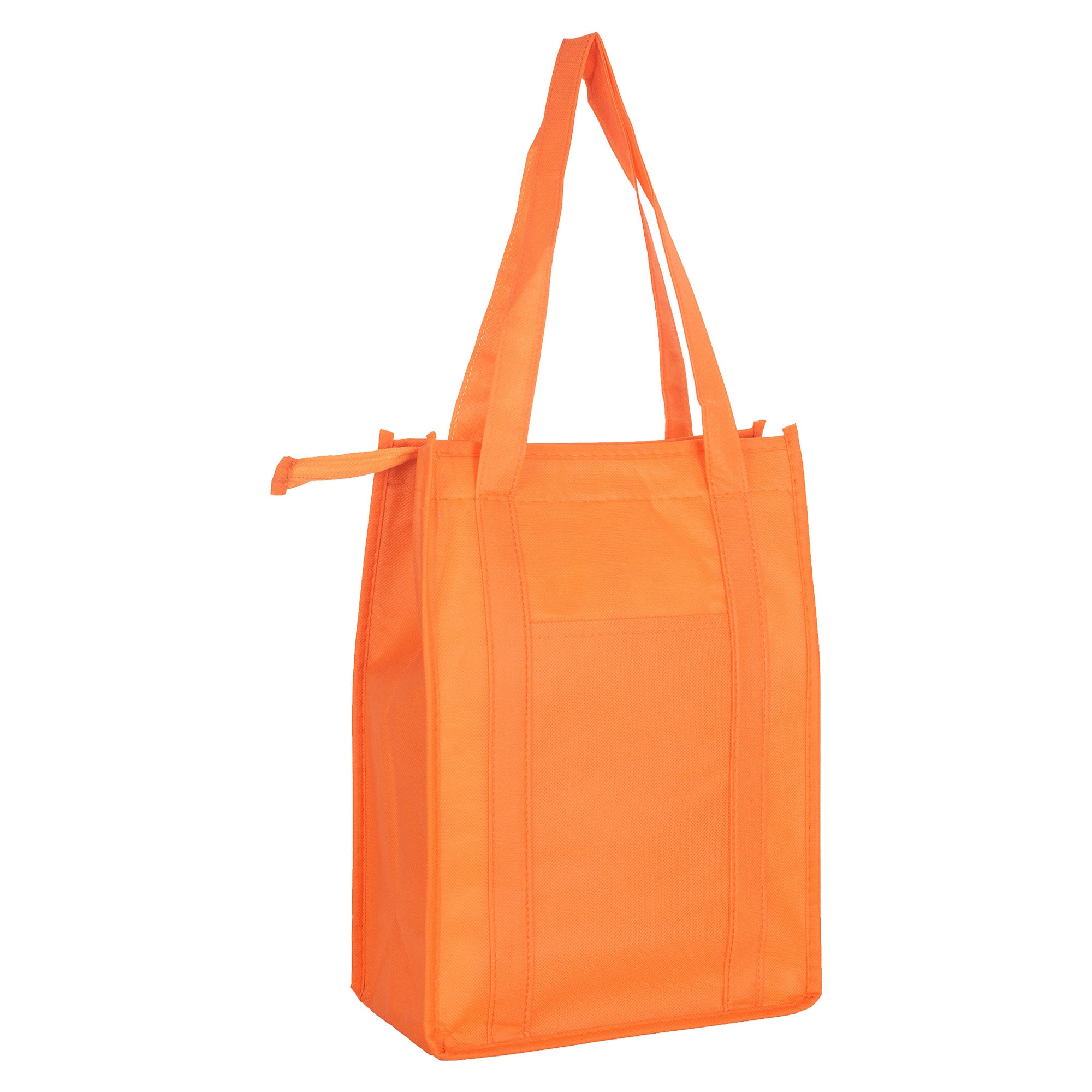 Non Woven Cooler Bag with Top Zip Closure - Simply Merchandise