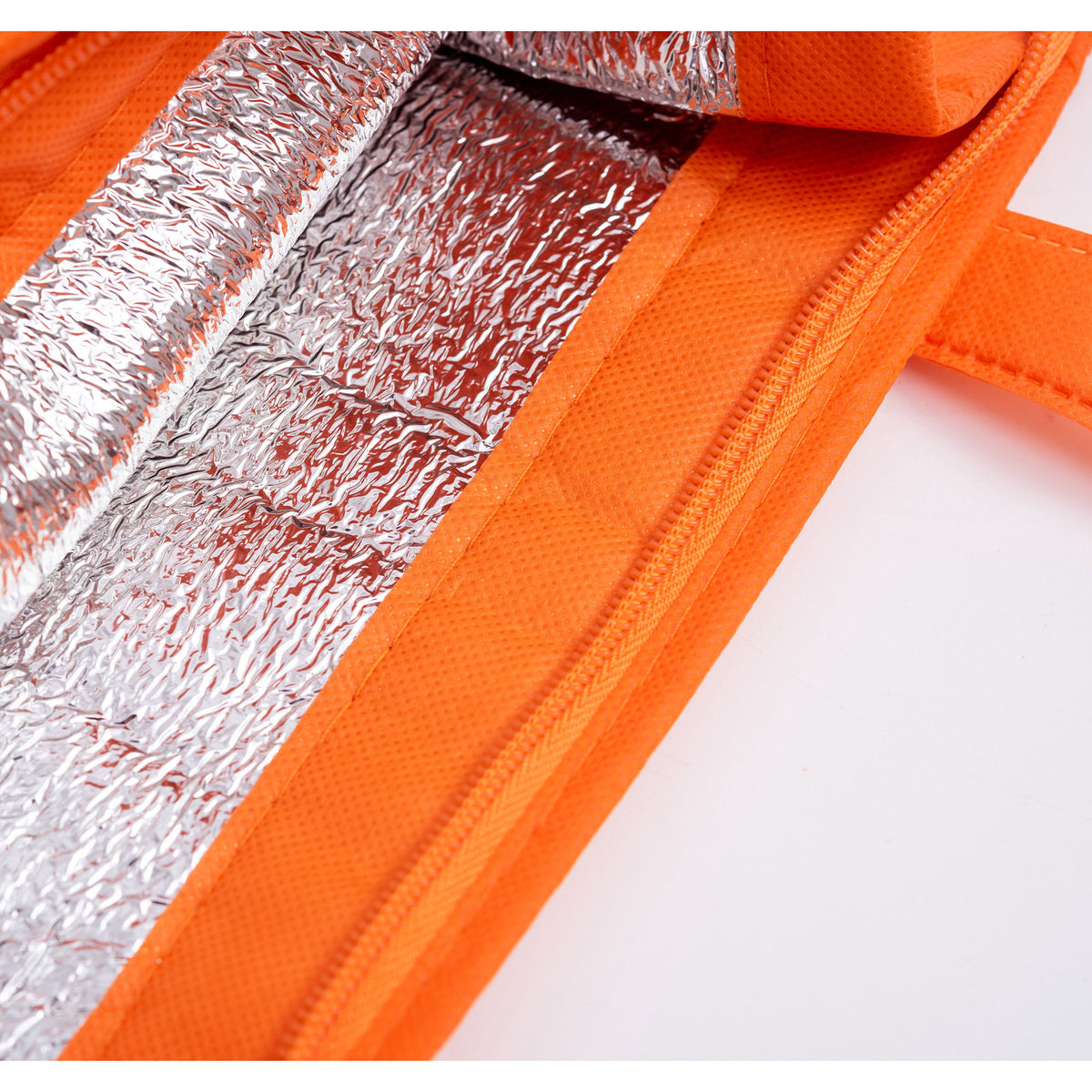 Non Woven Cooler Bag with Top Zip Closure with custom branded logo - Simply Merchandise
