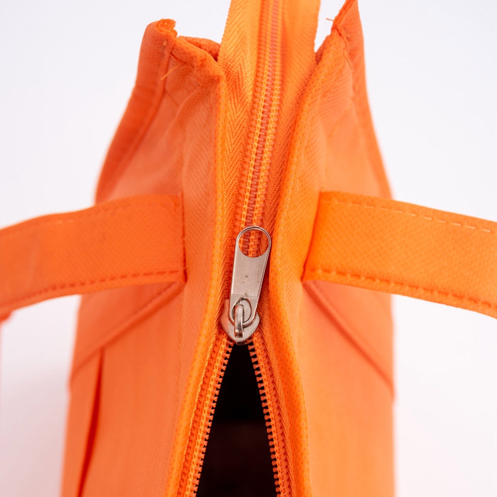 Non Woven Cooler Bag with Top Zip Closure - Simply Merchandise