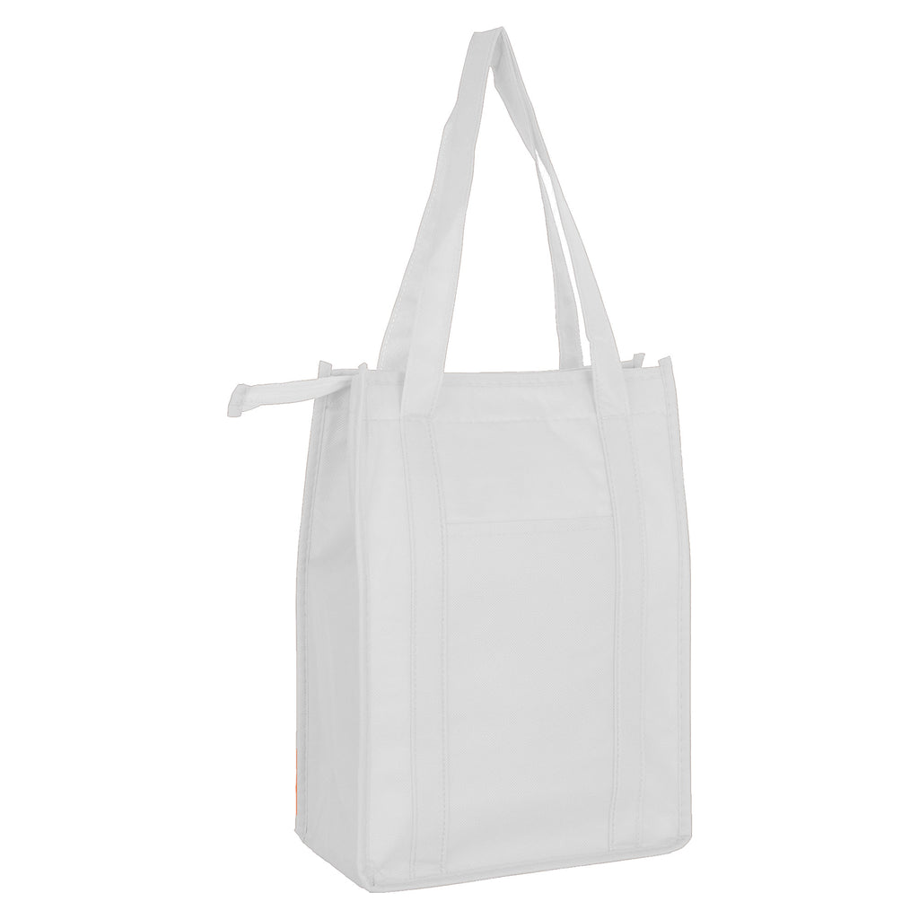 Non Woven Cooler Bag with Top Zip Closure - Simply Merchandise