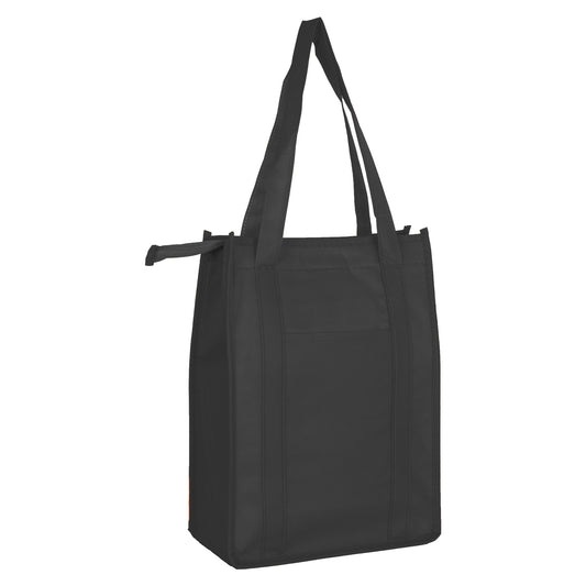 Non Woven Cooler Bag with Top Zip Closure - Simply Merchandise