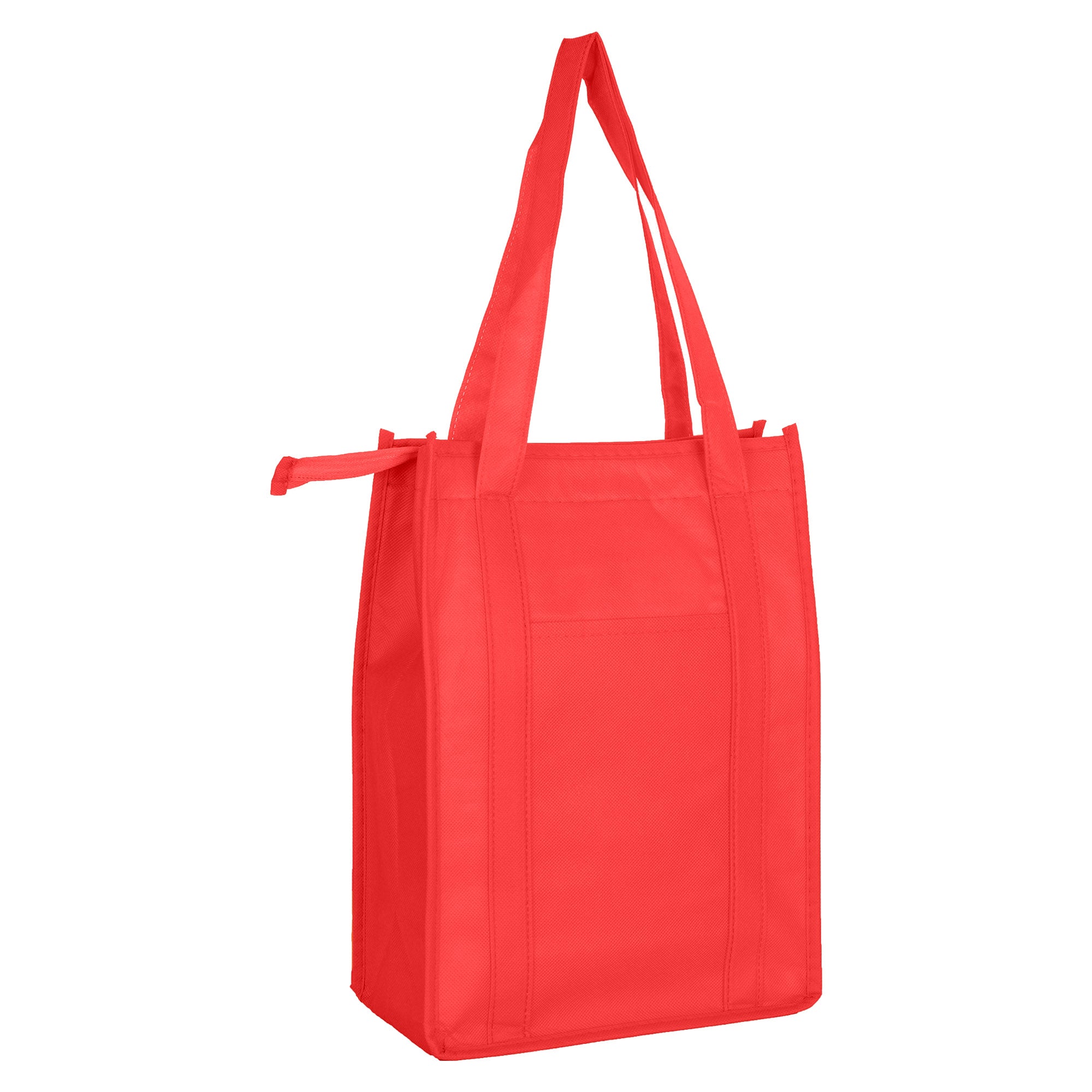 Non Woven Cooler Bag with Top Zip Closure - Simply Merchandise