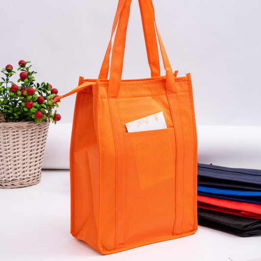 Non Woven Cooler Bag with Top Zip Closure - Simply Merchandise