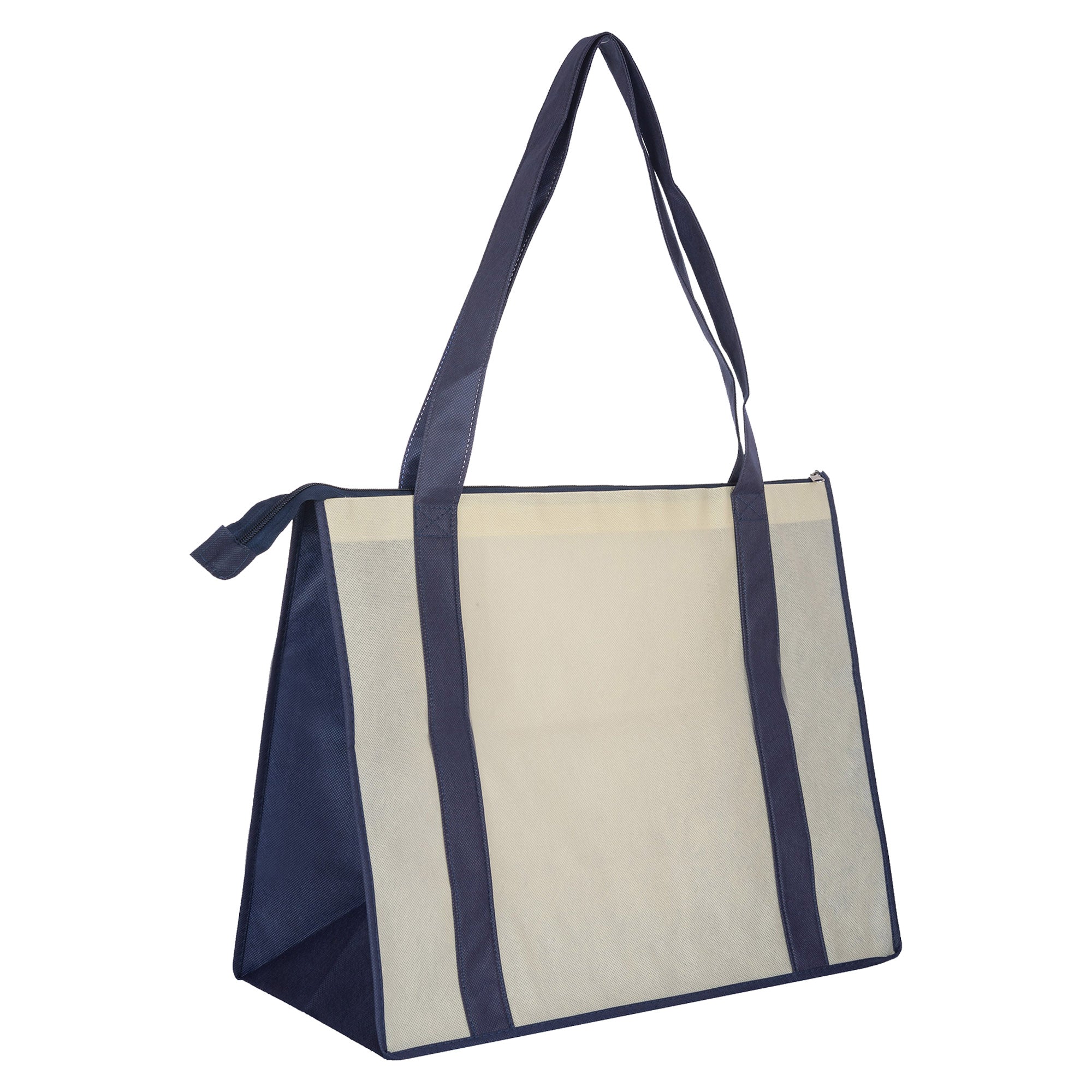 Non Woven Large Zipped Shopping Bag - Simply Merchandise