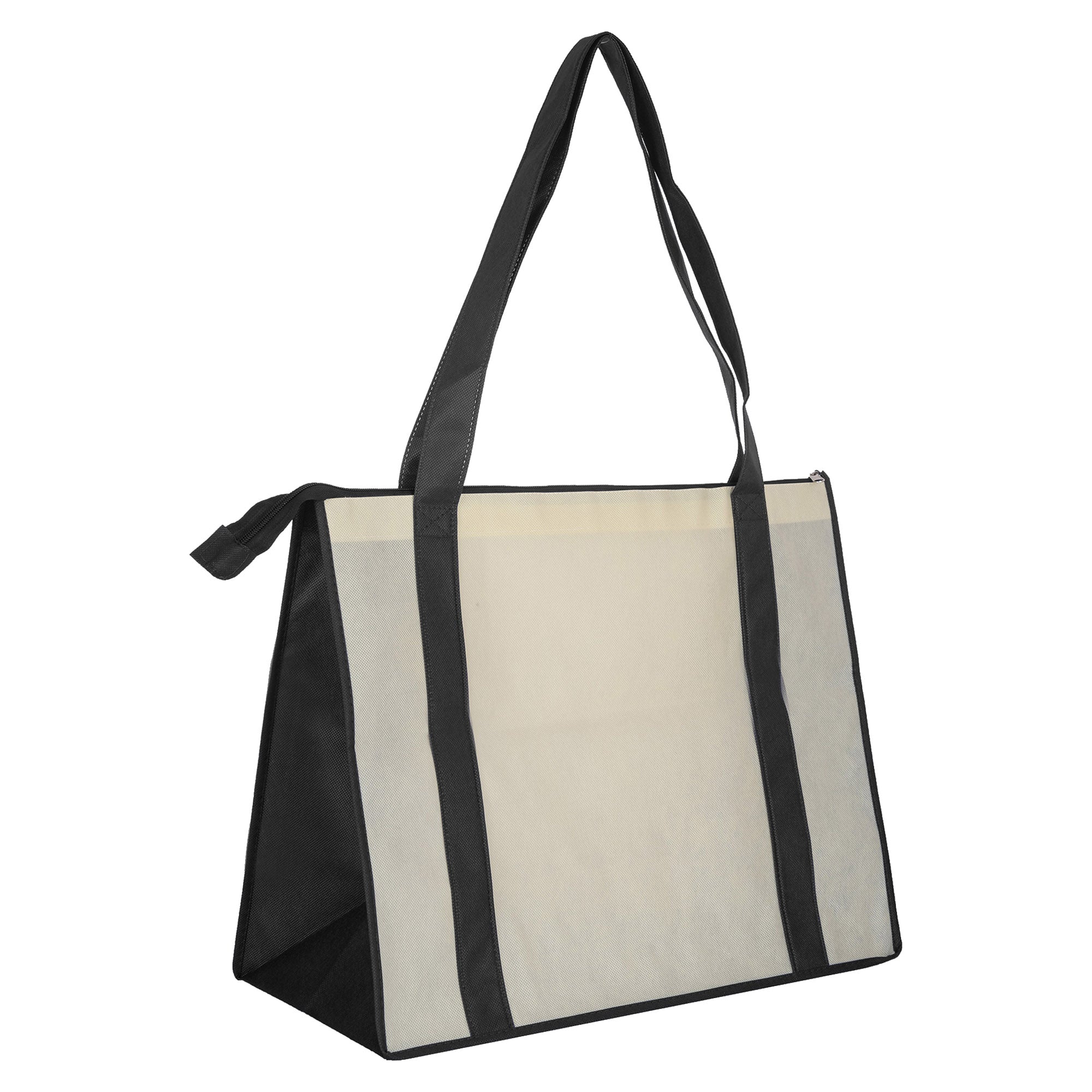 Non Woven Large Zipped Shopping Bag - Simply Merchandise