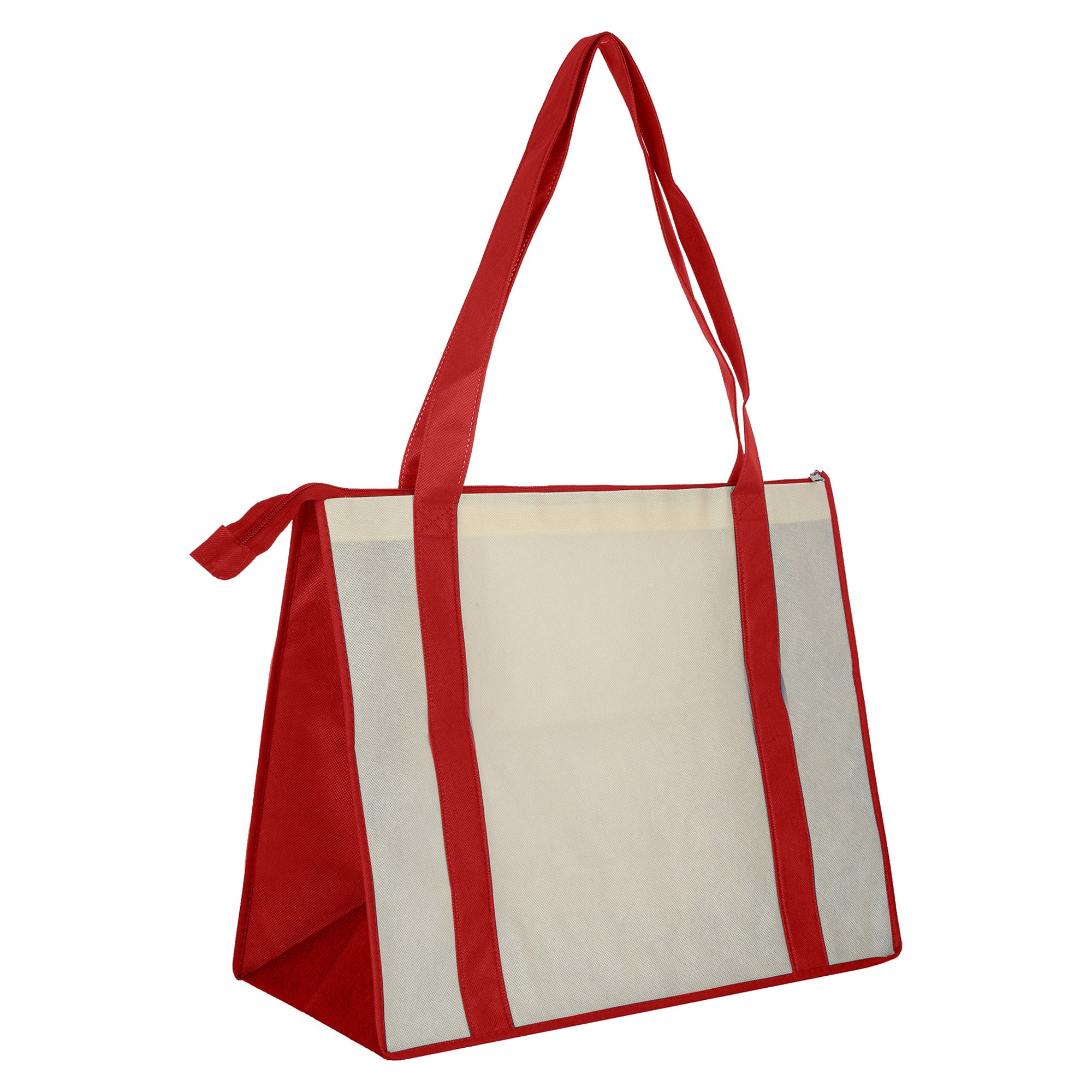 Non Woven Large Zipped Shopping Bag - Simply Merchandise