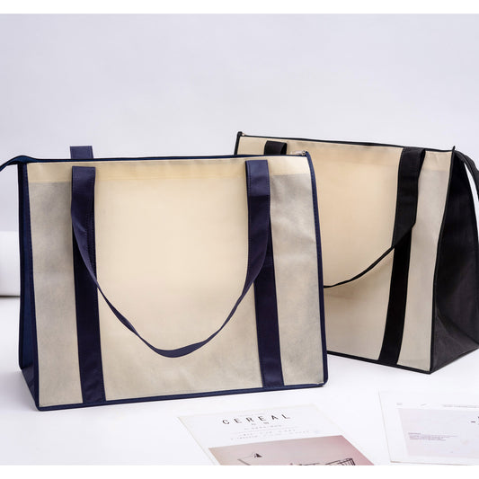 Non Woven Large Zipped Shopping Bag - Simply Merchandise