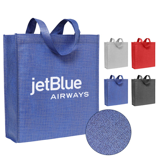Premium Patterned Non Woven Bag with custom branded logo - Simply Merchandise