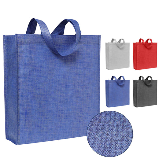Premium Patterned Non Woven Bag with custom branded logo - Simply Merchandise