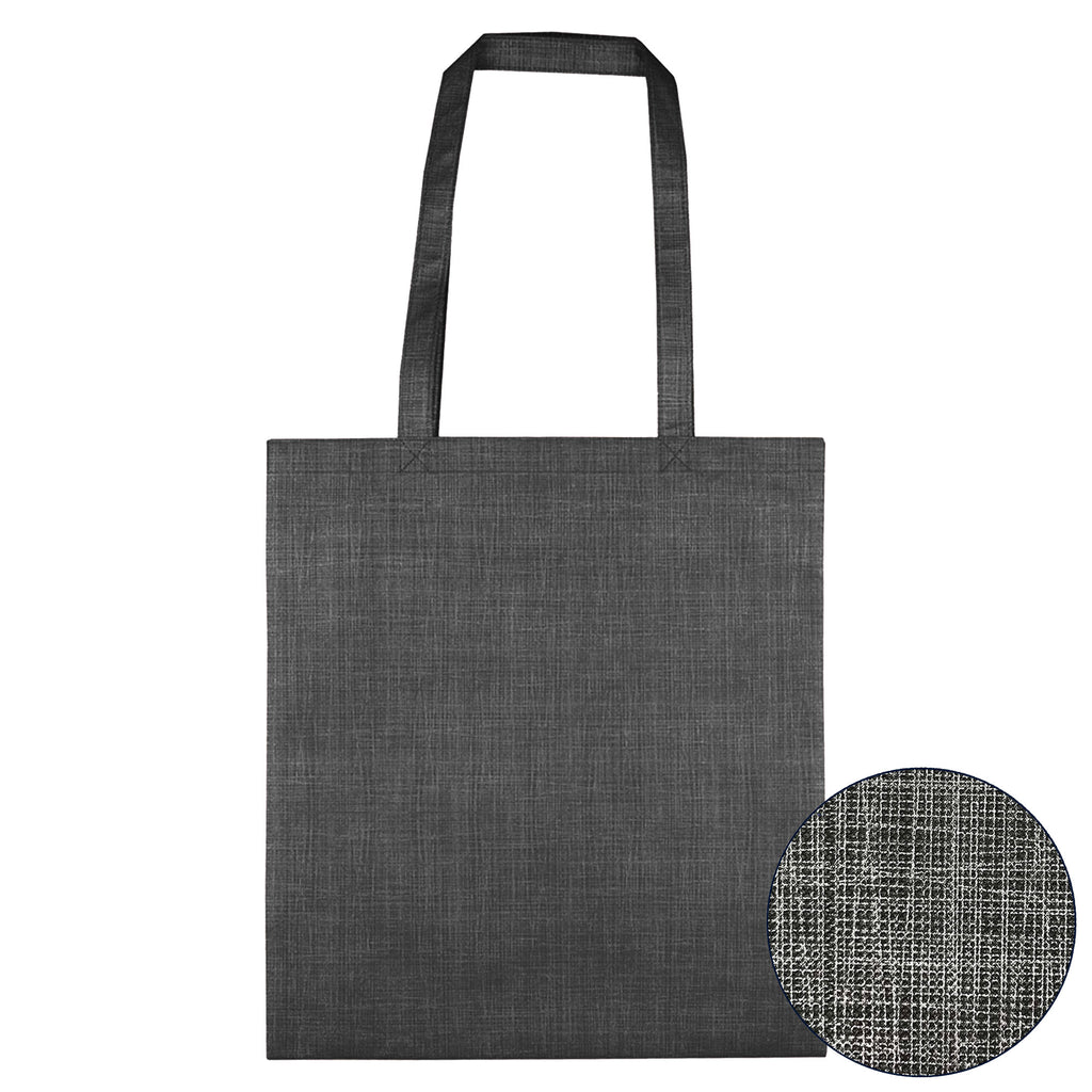 Silver Line Patterned Non Woven Bag - Simply Merchandise