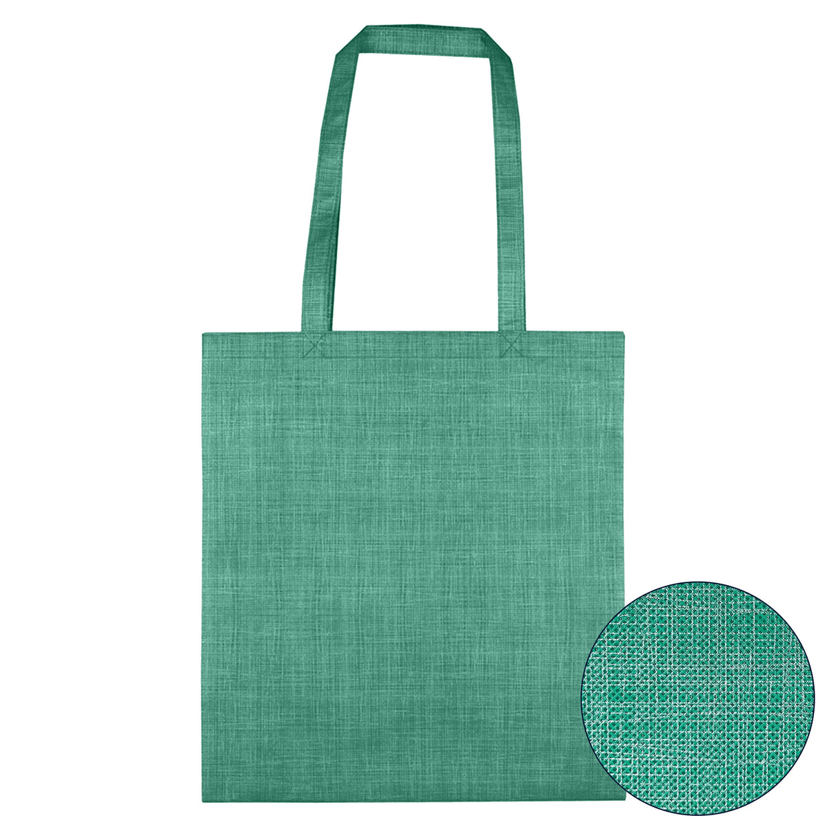 Silver Line Patterned Non Woven Bag with custom branded logo - Simply Merchandise