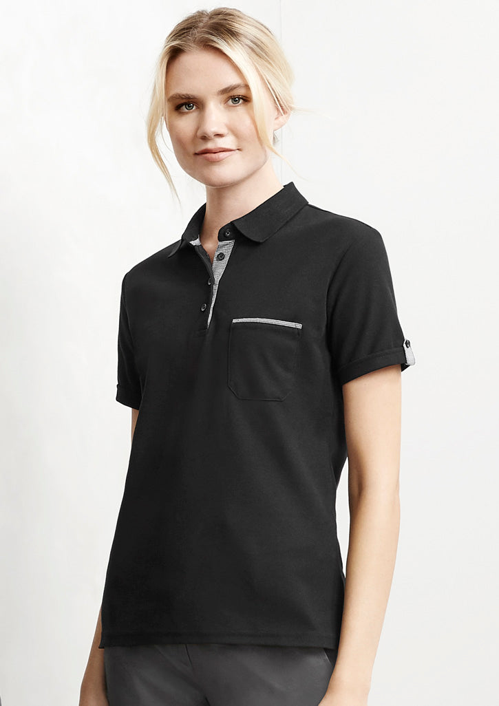 Womens Edge Short Sleeve Polo