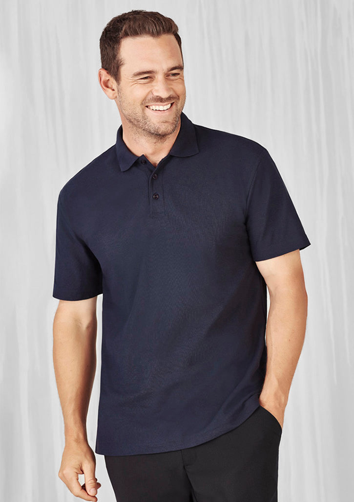 Mens Crew Short Sleeve Polo