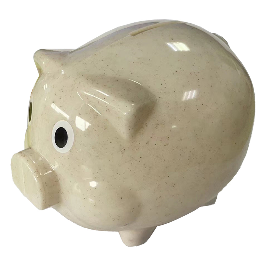 Wheat Straw Piggy Bank - Simply Merchandise