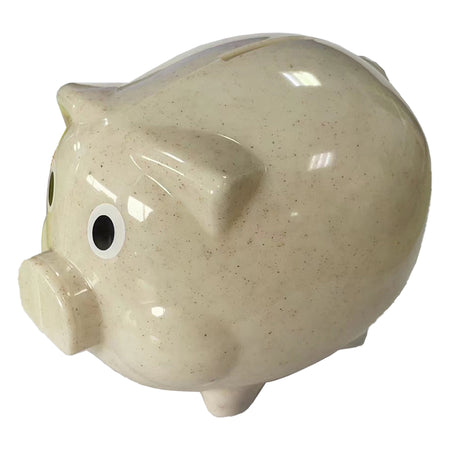 Wheat Straw Piggy Bank - Simply Merchandise