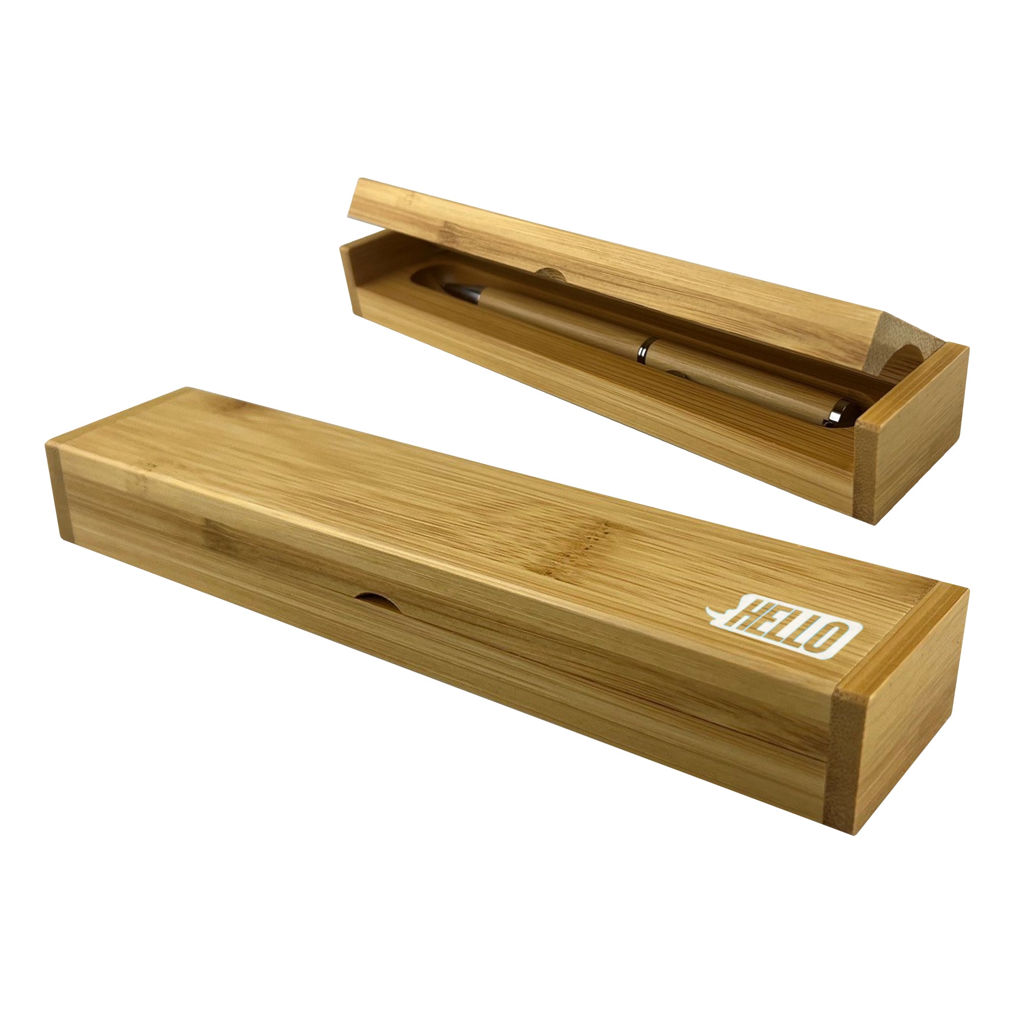 Bamboo Single Pen Gift Box - Simply Merchandise