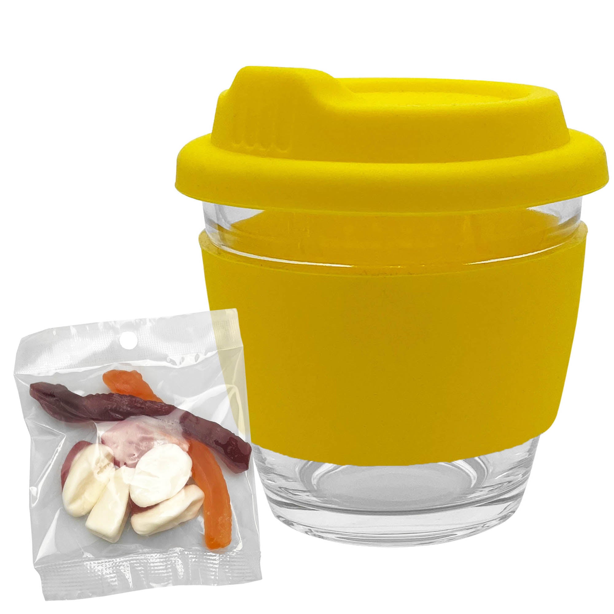 Jelly Party Mix in Venice Glass Coffee Cup - Simply Merchandise