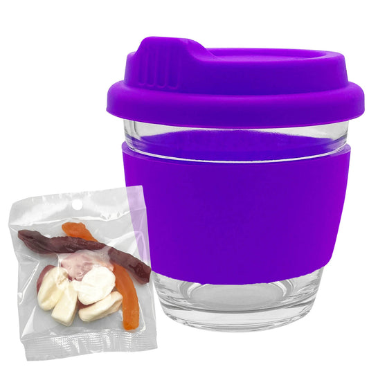 Jelly Party Mix in Venice Glass Coffee Cup - Simply Merchandise