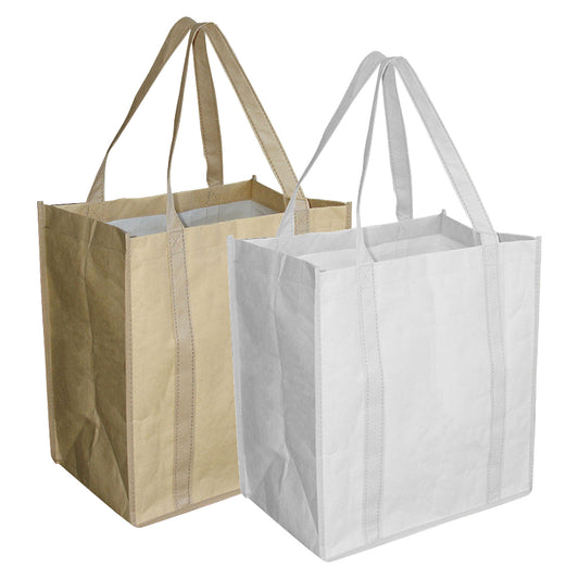 Paper Shopping Bag with custom branded logo - Simply Merchandise
