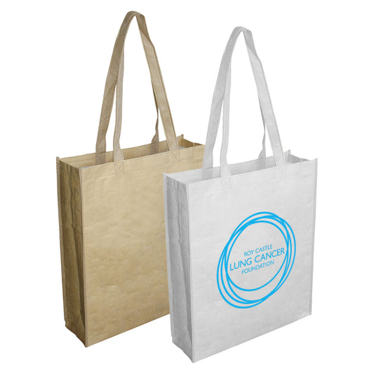 Paper Bag with Large Gusset with custom branded logo - Simply Merchandise