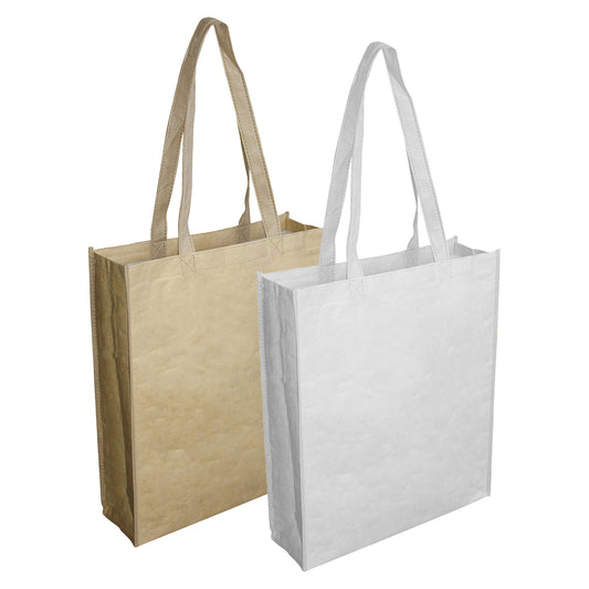 Paper Bag with Large Gusset with custom branded logo - Simply Merchandise