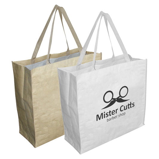 Paper Bag Extra Large with Gusset with custom branded logo - Simply Merchandise
