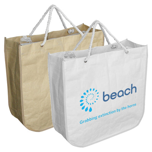Paper Bag Round Corner with custom branded logo - Simply Merchandise