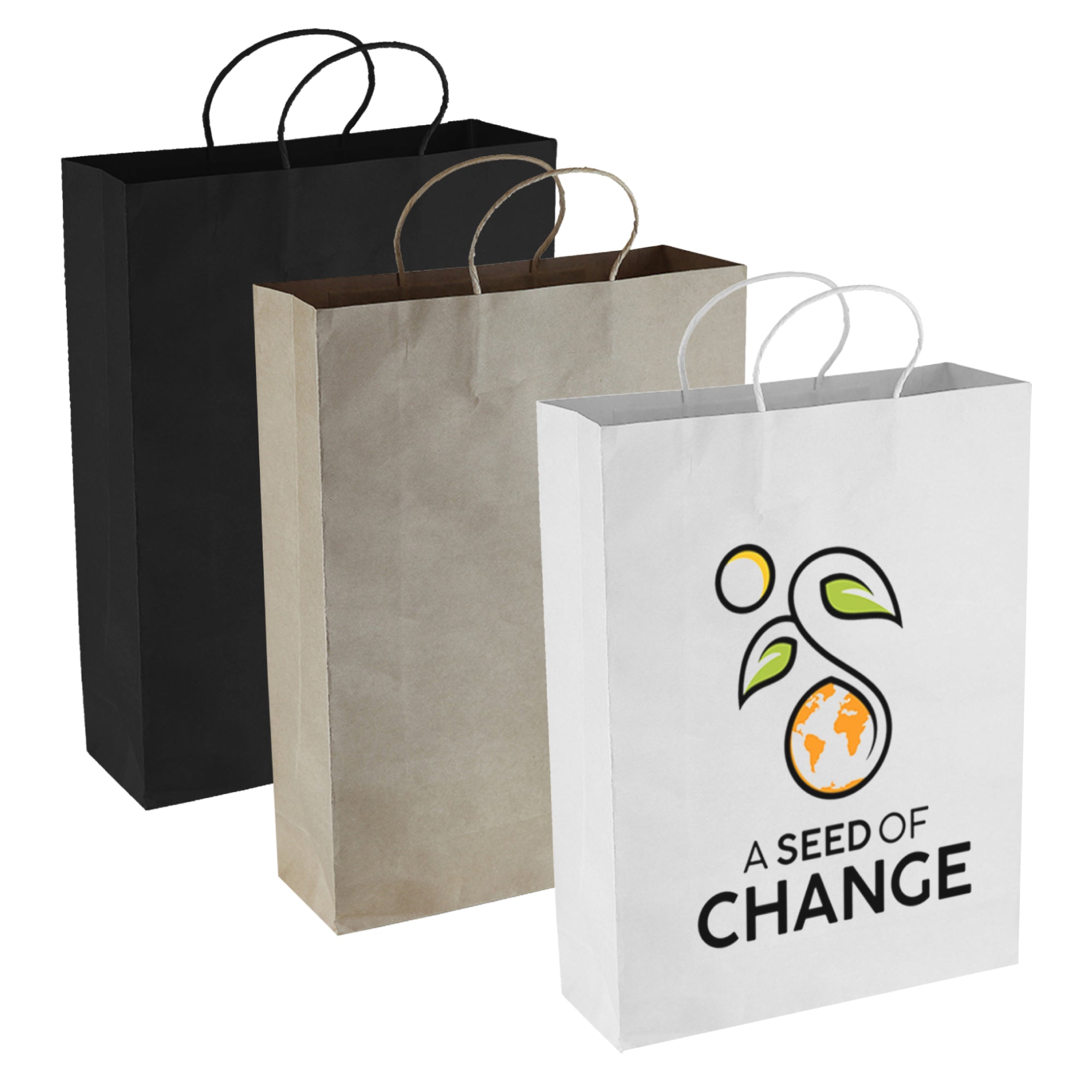 Paper Kraft Shopping Bag - Simply Merchandise