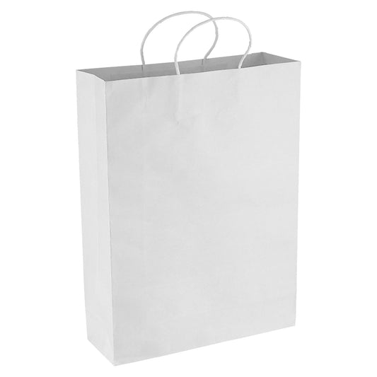 Paper Kraft Shopping Bag with custom branded logo - Simply Merchandise