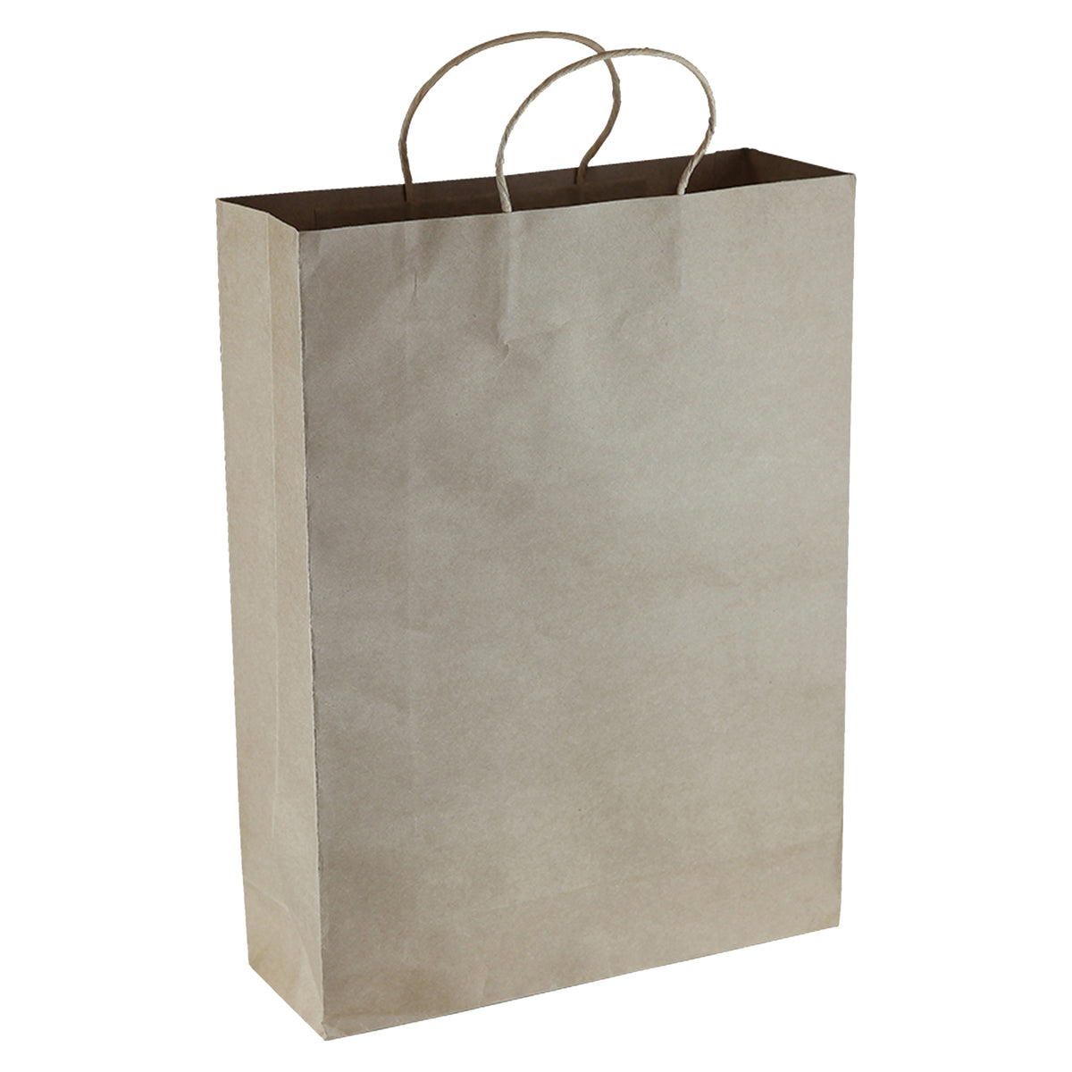 Paper Kraft Shopping Bag with custom branded logo - Simply Merchandise