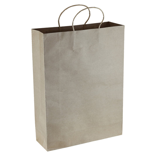 Paper Kraft Shopping Bag with custom branded logo - Simply Merchandise