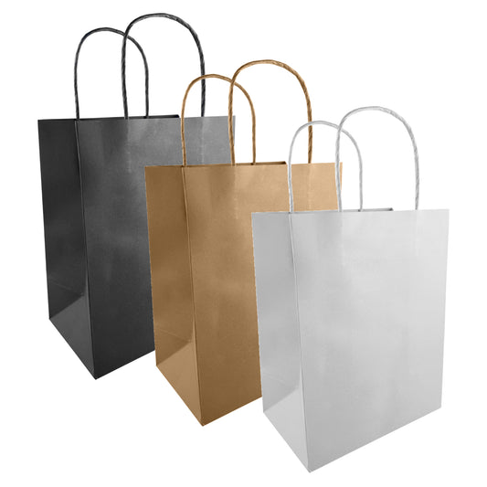 Medium Kraft Paper Bag with custom branded logo - Simply Merchandise