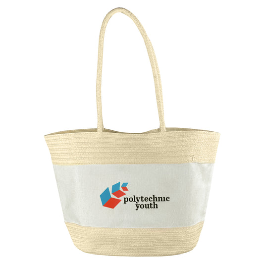 Patterned Paper Tote Bag - Simply Merchandise