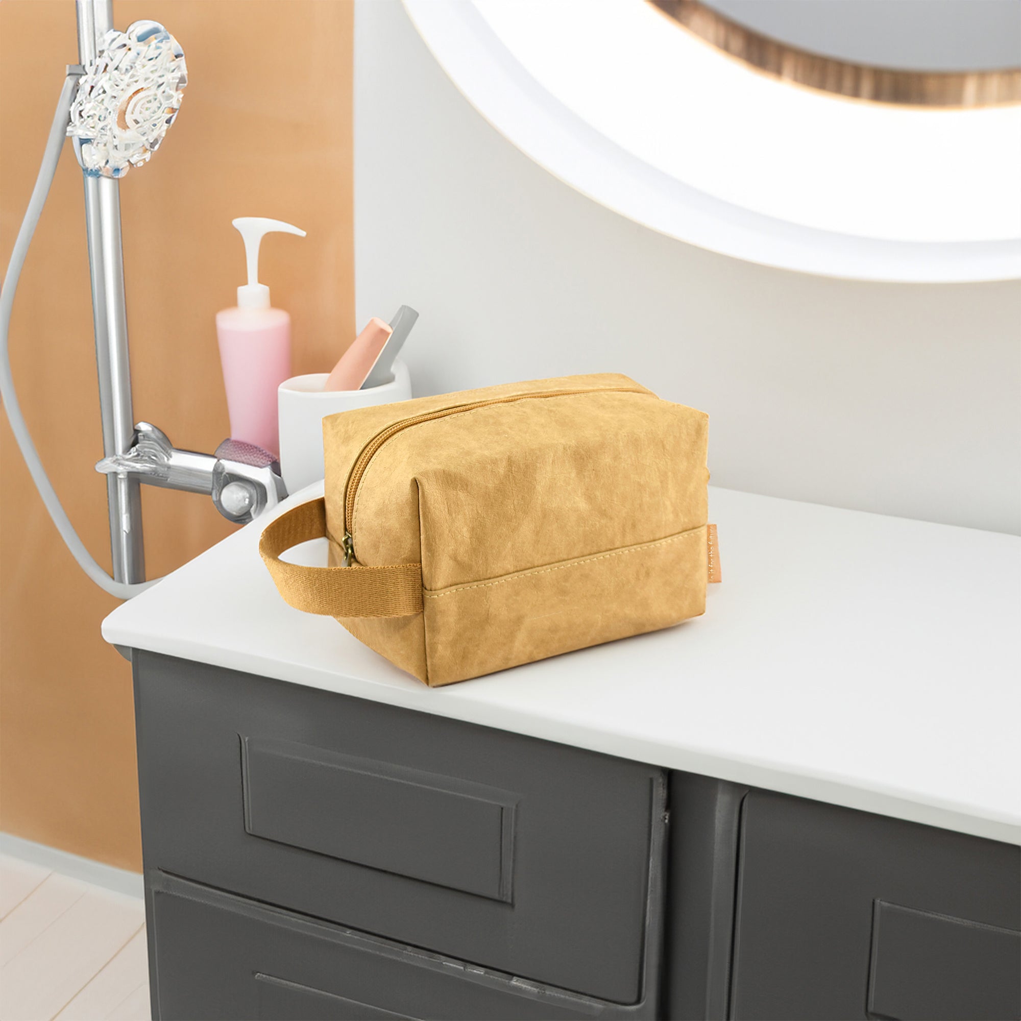 Munro Kraft Paper Cosmetic Bag - Simply Merchandise