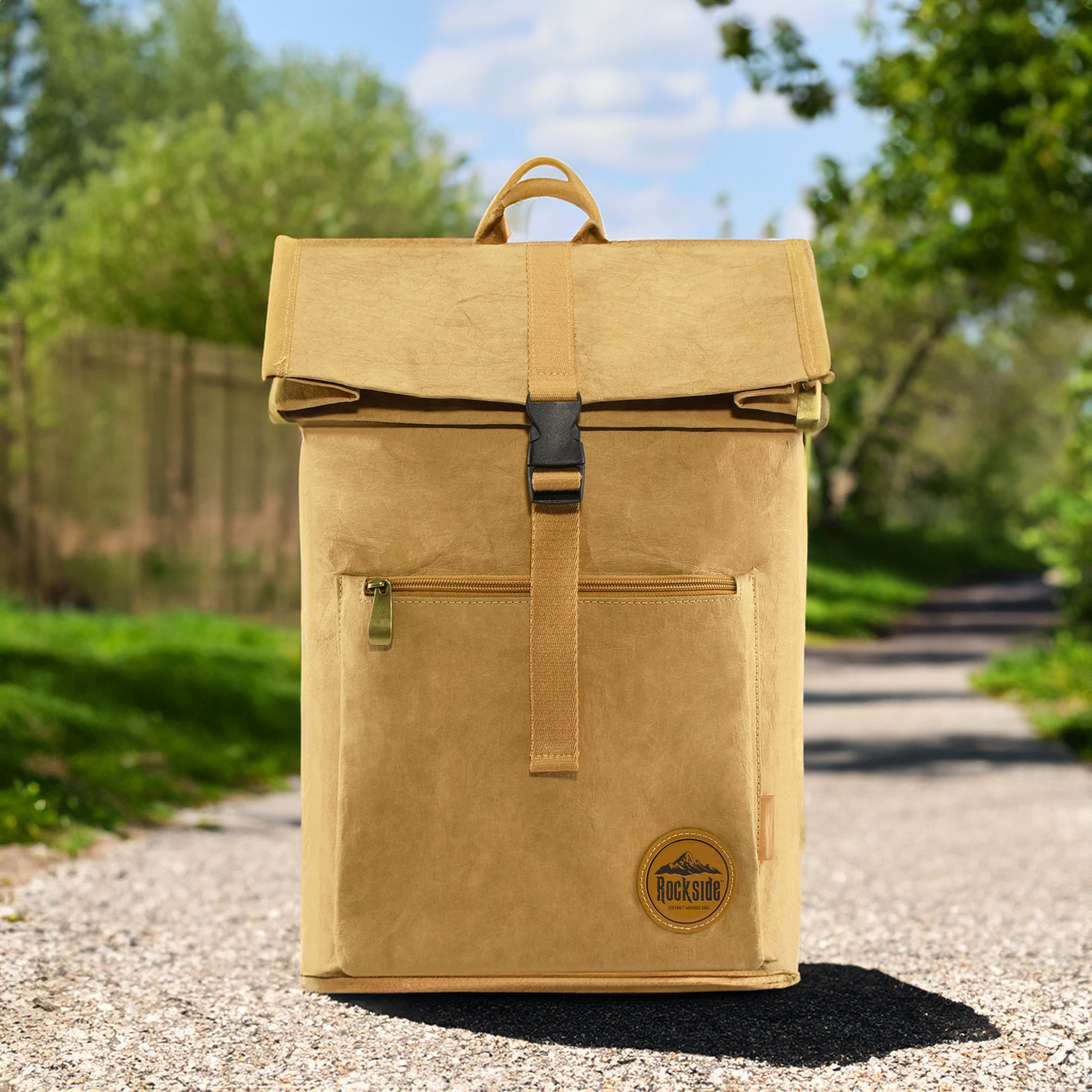 Somsonic Kraft Paper Laptop Backpack - Simply Merchandise