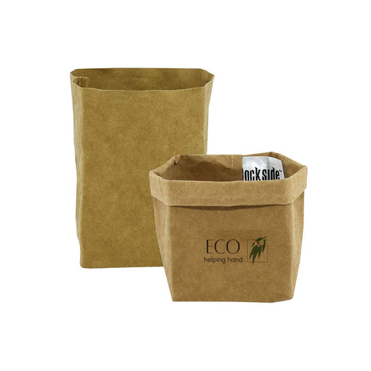 Sewo Kraft Paper Storage Bag - Small with custom branded logo - Simply Merchandise