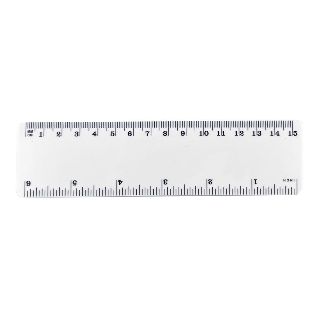 Plastic Ruler 15cm - Simply Merchandise