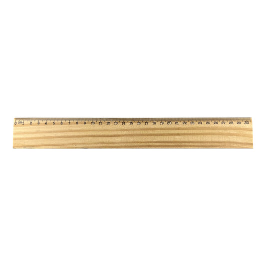 Wood Ruler 30cm - Simply Merchandise