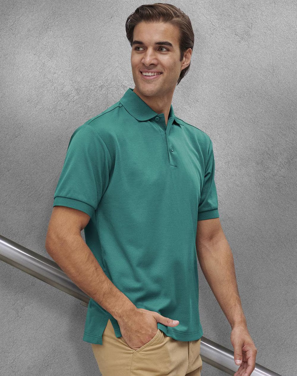 MENS SUSTAINABLE POLY/COTTON CORPORATE Short Sleeve POLO - Simply Merchandise