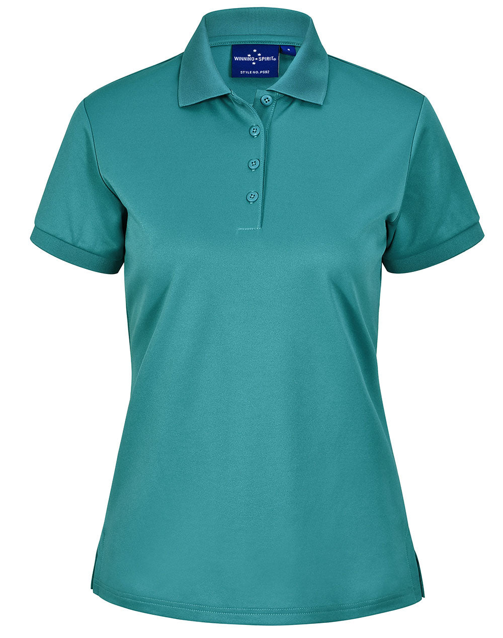 LADIES SUSTAINABLE POLY/COTTON CORPORATE SS POLO with custom branded logo - Simply Merchandise