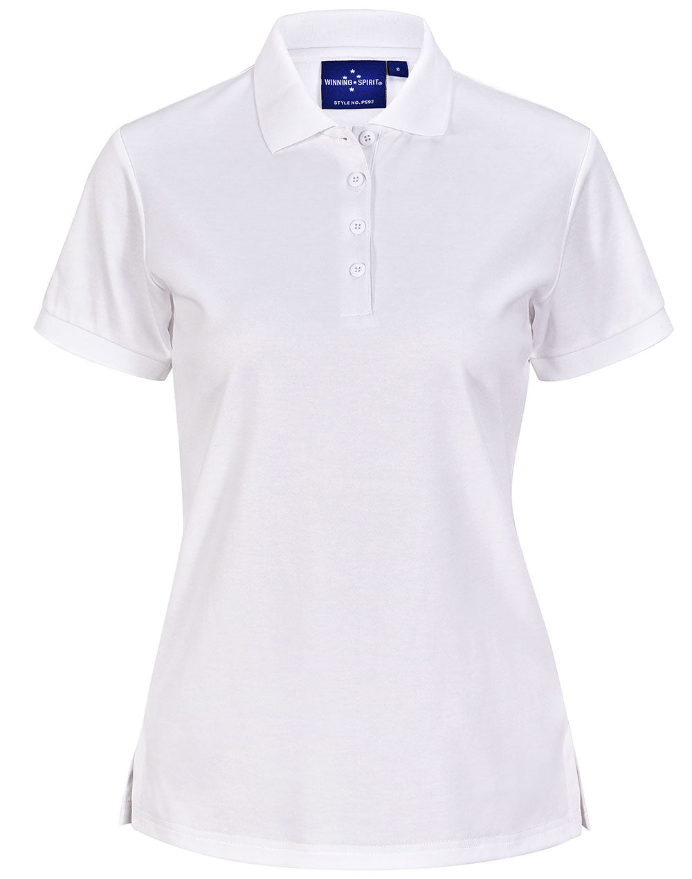 LADIES SUSTAINABLE POLY/COTTON CORPORATE SS POLO with custom branded logo - Simply Merchandise