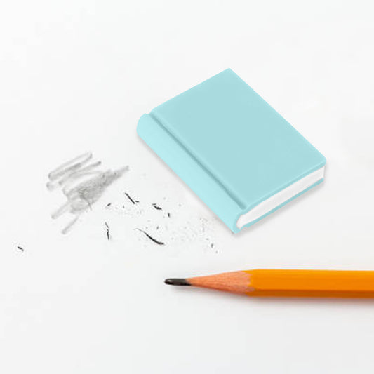Book Shaped Rubber Eraser - Simply Merchandise