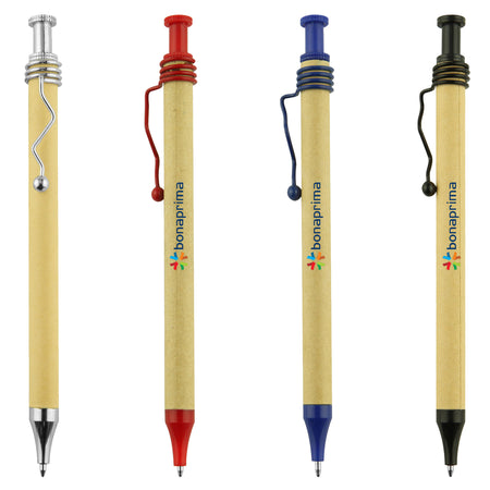 Spiral Recycled Cardboard Pen - Simply Merchandise