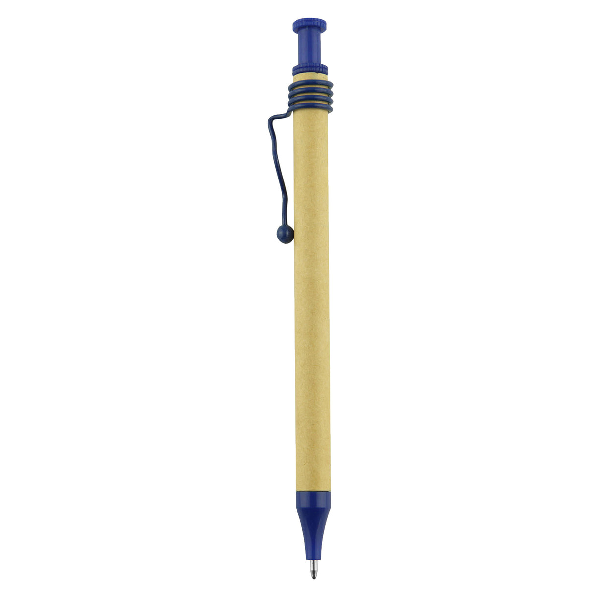 Spiral Recycled Cardboard Pen with custom branded logo - Simply Merchandise