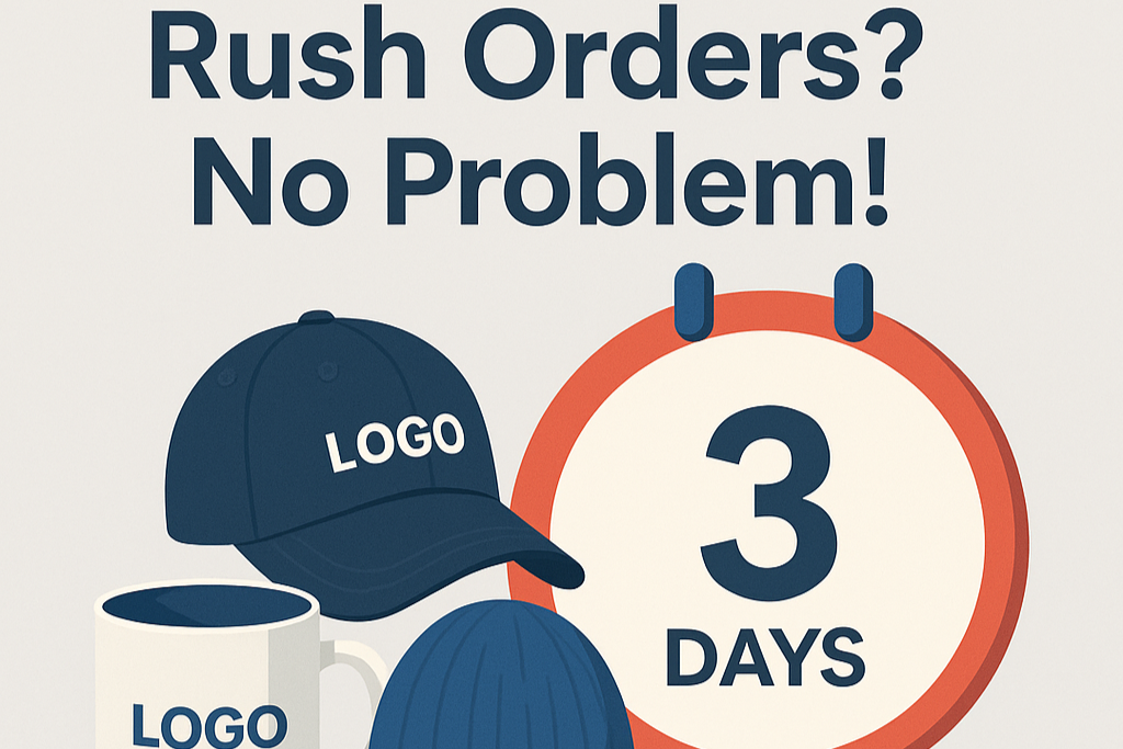 Rush urgent promotional product orders